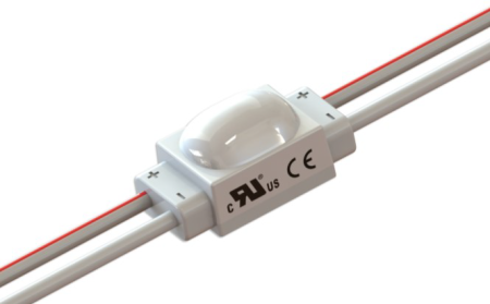 Модуль светодиодный ELF DOT, 1SMD диод 2835, с линзой, ,12В, IP 67, зеленый ,синий ,красный