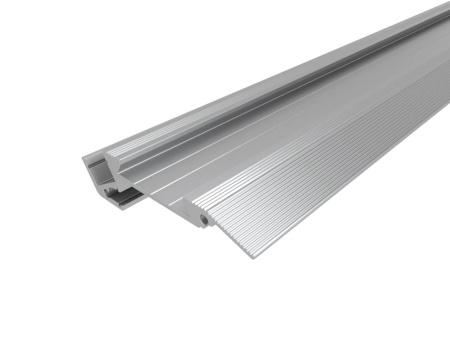 Профиль алюминиевый для ступеней без резиновой вставки LC-PDS-1867-2 Anod