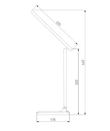 Настольный светодиодный светильник Brava белый (TL90530)
