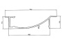 Профиль встраиваемый декоративный LC-PVD-7016-2 Anod