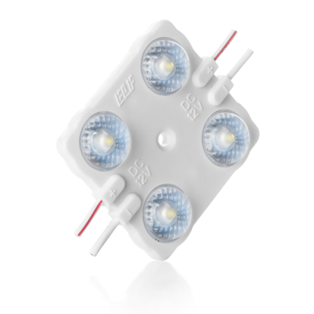 Модуль светодиодный ELF VIVO-2019  4SMD  с линзой, 12В, IP67, белы