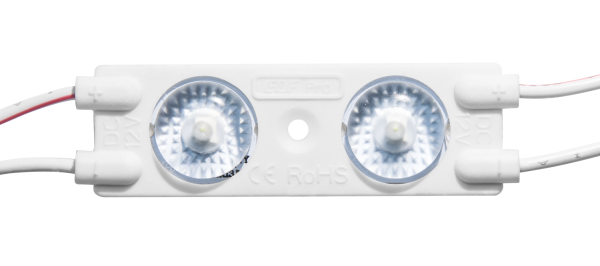 Модуль светодиодный ELF VIVO+ II PRO, 2SMD диод 2835, с линзой, 170гр.,12В, IP 67, белый